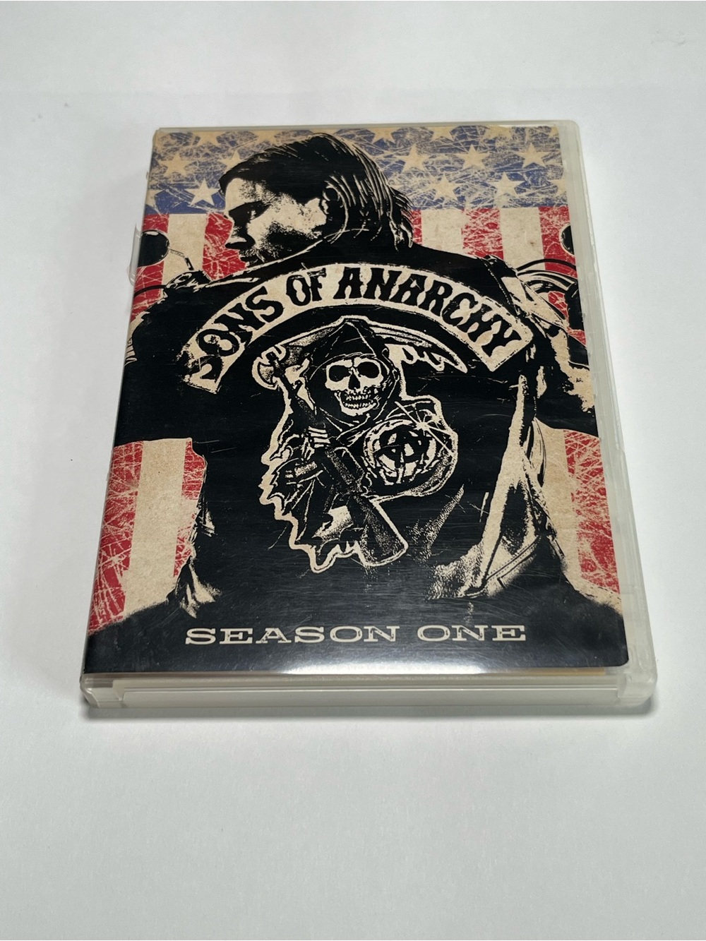 Sons of Anarchy Season One DVD - Black, Red, Cream Cover